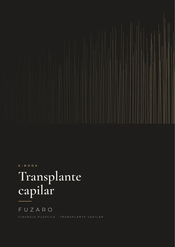 Capa do e-book — Transplante Capilar, Clínica Fuzaro